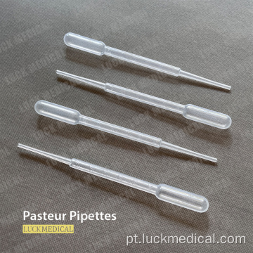 Laboratório de pipeta de Pasteur PLSATS Uso de 1ml/3ml/5ml